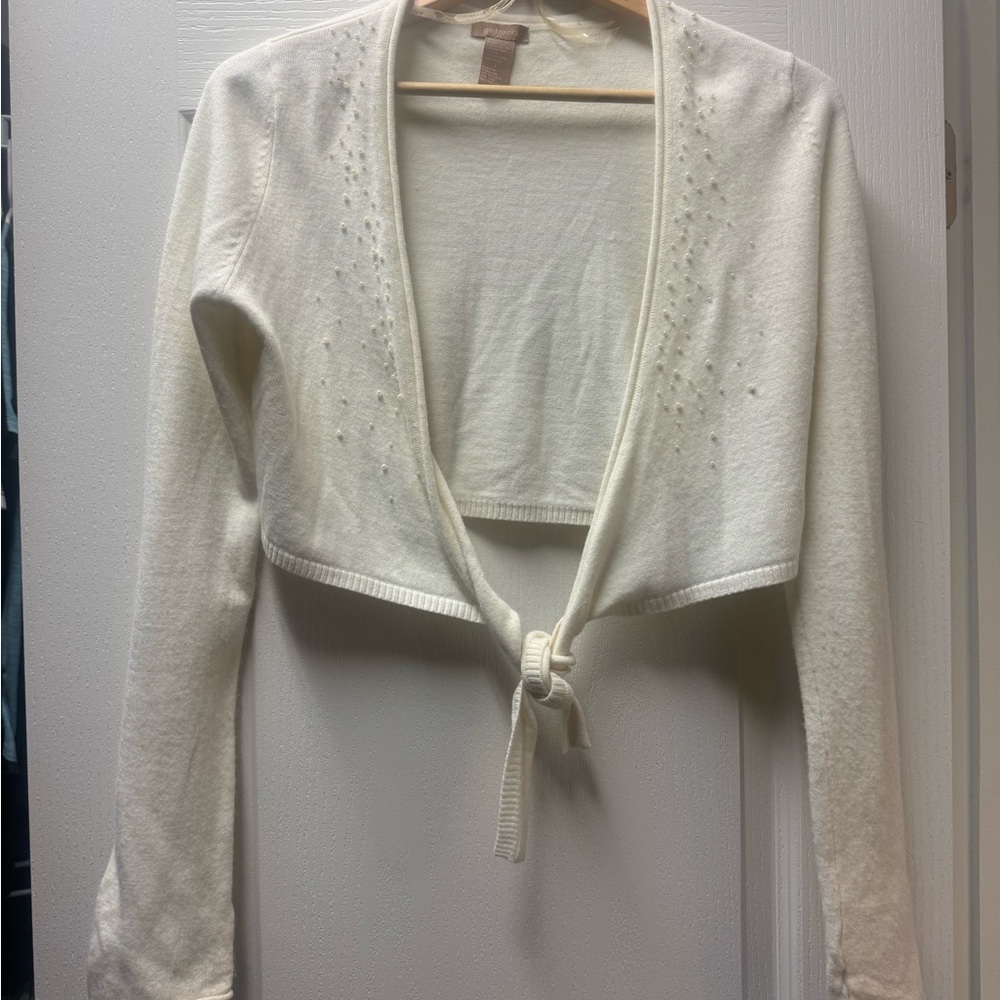Elegant Cream Cardigan Sweater